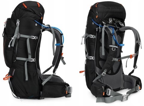 PLECAK TURYSTYCZNY TREKKINGOWY BERGSON MATTERHORN 60-70L DUŻY | CZARNY PLECAK TURYSTYCZNY TREKKINGOWY BERGSON MATTERHORN 60-70L DUŻY | CZARNY