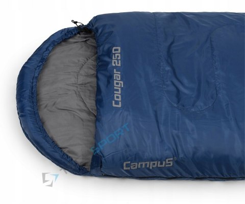 ZESTAW 2x ŚPIWÓR CAMPUS COUGAR 250 -5°C ŁĄCZONE ZAMEK L+P CIEPŁY | GRANAT ZESTAW 2x ŚPIWÓR CAMPUS COUGAR 250 -5°C ŁĄCZONE ZAMEK L+P CIEPŁY | GRANAT