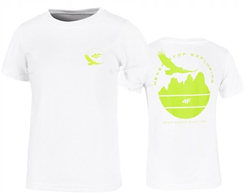 4F CHŁOPIĘCA KOSZULKA T-SHIRT BAWEŁNA / rozm 146
