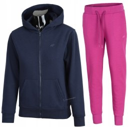4F OCIEPLANY DAMSKI DRES BAWEŁNA KOMPLET BLUZA SPODNIE / rozm M