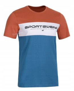 4F MĘSKA KOSZULKA T-SHIRT BAWEŁNA / rozm XXL