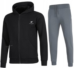 4F MĘSKI DRES BAWEŁNA KOMPLET BLUZA SPODNIE / rozm L