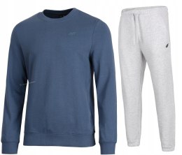 4F MĘSKI DRES BAWEŁNA KOMPLET BLUZA SPODNIE / rozm L