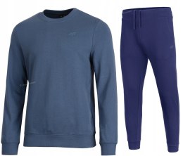 4F MĘSKI DRES BAWEŁNA KOMPLET BLUZA SPODNIE / rozm L