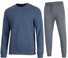 4F MĘSKI DRES BAWEŁNA KOMPLET BLUZA SPODNIE / rozm L