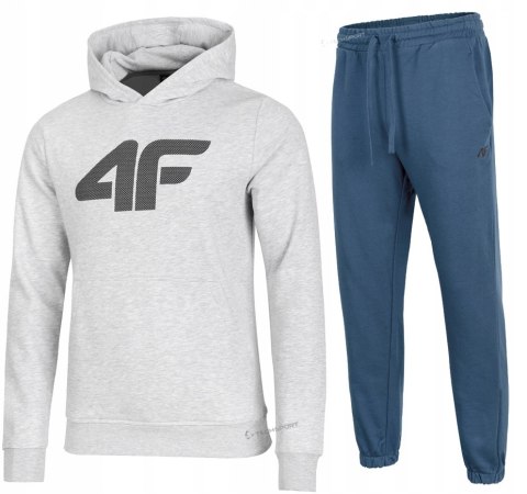 4F MĘSKI DRES BAWEŁNA KOMPLET BLUZA SPODNIE / rozm XL