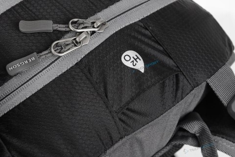 BERGSON FLORO 28L | LEKKI POJEMNY PLECAK TURYSTYCZNY | CZARNY