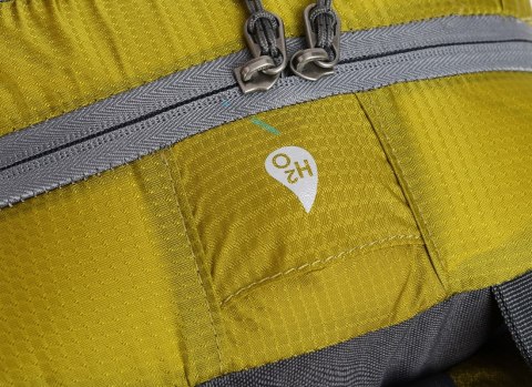 LEKKI PLECAK MIEJSKI BERGSON FLORO 28L | WENTYLOWANY PRZEWIEWNY | ŻÓŁTY