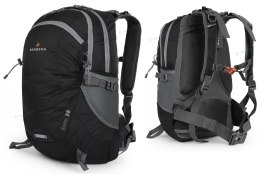 WYGODNY PLECAK BERGSON FLORO 28L | WENTYLOWANY LEKKI | CZARNY