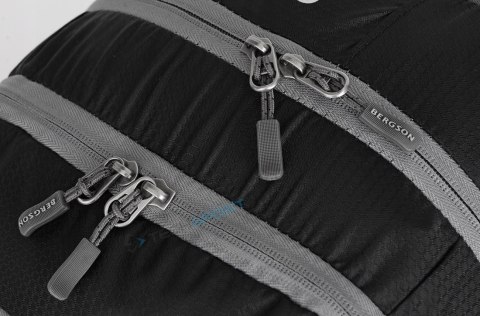 WYGODNY PLECAK BERGSON FLORO 28L | WENTYLOWANY LEKKI | CZARNY