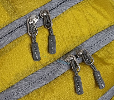 WYGODNY PLECAK BERGSON FLORO 28L | WENTYLOWANY LEKKI | MUSZTARDOWY