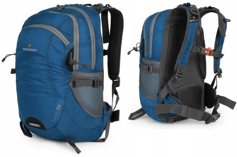 WYGODNY PLECAK BERGSON FLORO 28L | WENTYLOWANY LEKKI | NIEBIESKI