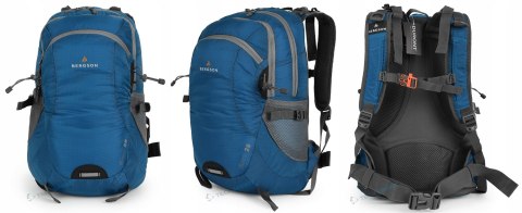 WYGODNY PLECAK BERGSON FLORO 28L | WENTYLOWANY LEKKI | NIEBIESKI