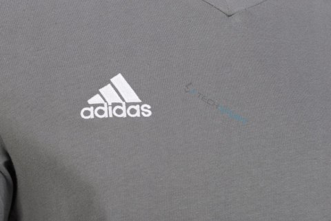 ADIDAS KOSZULKA T-SHIRT BAWEŁNA | MAŁE LOGO | SZARA | rozm. XL