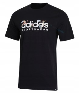 ADIDAS WYGODNA KOSZULKA T-SHIRT BAWEŁNIANA LANDSCAPE SPORTSWEAR GRAPHIC | L