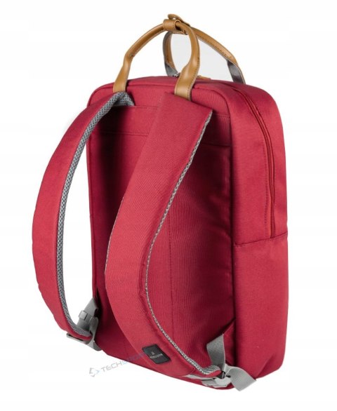 ELEGANCKI PLECAK BERGSON CITYPULSE | Z MIEJSCEM NA LAPTOPA | 14L | CZERWONY