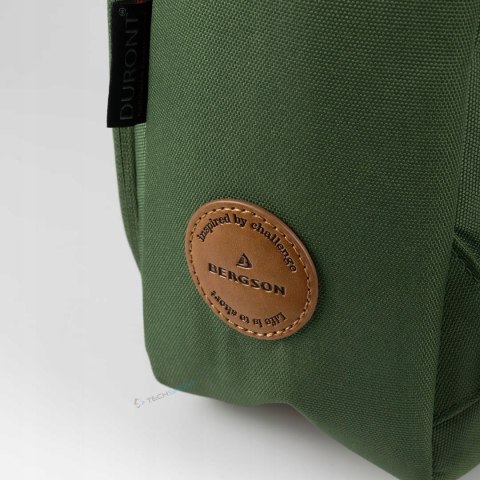 ELEGANCKI PLECAK BERGSON CITYPULSE | Z MIEJSCEM NA LAPTOPA | 14L | ZIELONY