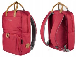 ELEGANCKI PLECAK MIEJSKI BERGSON CITYPULSE 14L | WIZZAIR RYANIR | CZERWONY
