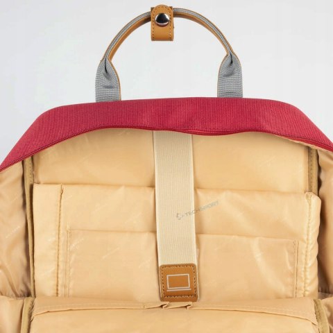 ELEGANCKI PLECAK MIEJSKI BERGSON CITYPULSE 14L | WIZZAIR RYANIR | CZERWONY