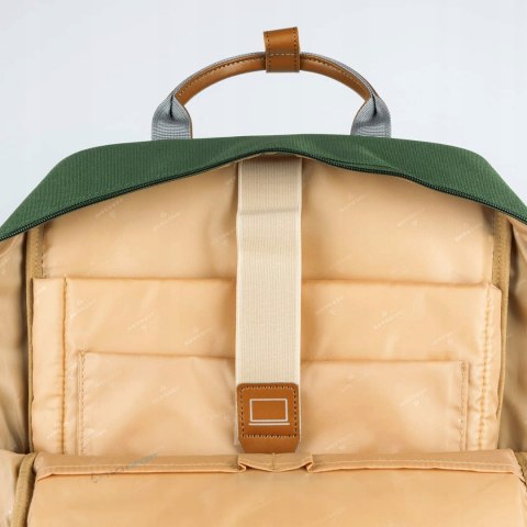 PLECAK MIEJSKI BERGSON CITYPULSE 14L | Z MIEJSCEM NA LAPTOPA | ZIELONY