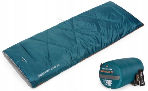 ŚPIWÓR BERGSON SQUARE 200 EZ DO -1st | CIEPŁY WYGODNY | TURKUS