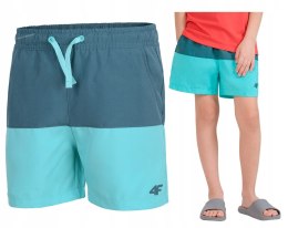 4F CHŁOPIĘCE SZORTY SPODENKI PLAŻOWE KĄPIELOWE rozm 146/152