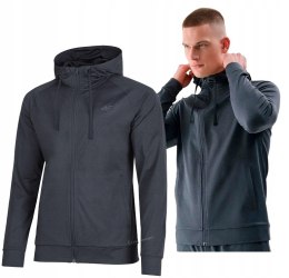 4F MĘSKA SPORTOWA BLUZA Z KAPTUREM ROZPINANA TERMOAKTYWNA / rozm XXL