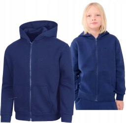 4F OCIEPLANA CHŁOPIĘCA BLUZA ROZPINANA Z KAPTUREM / rozm 164