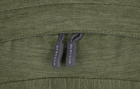BERGSON VESTFOLD 25L | LEKKI ODDYCHAJĄCY PLECAK MIEJSKI | ZIELONY