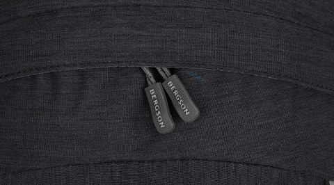 LEKKI PLECAK MIEJSKI BERGSON VESTFOLD 25 |LEKKI ODDYCHAJĄCY | CZARNY