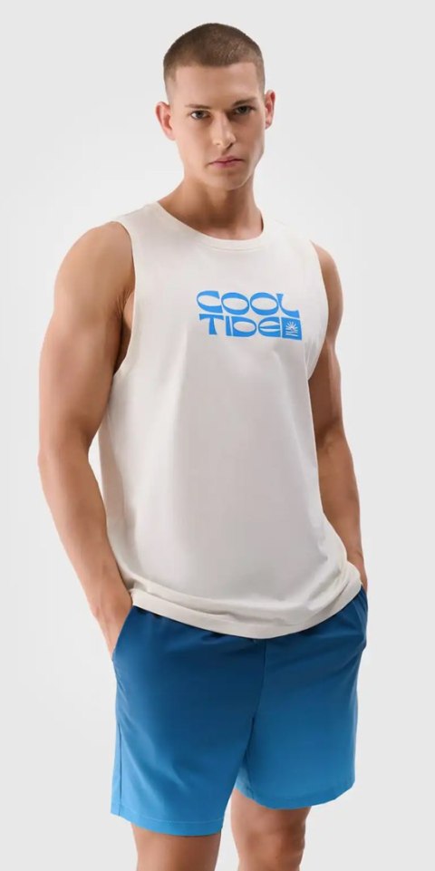 4F MĘSKA KOSZULKA BEZRĘKAWNIK BAWEŁNA / rozm XXL