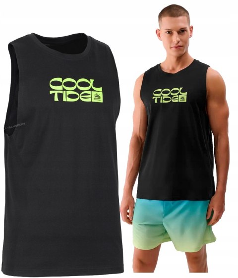 4F MĘSKA KOSZULKA BEZRĘKAWNIK BAWEŁNA / rozm M