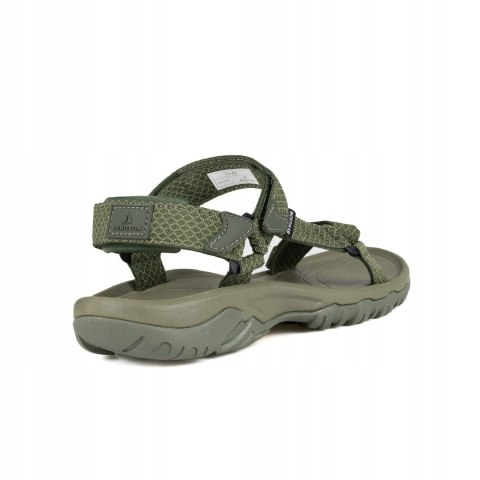 BERGSON OMO | MĘSKIE WYGODNE SANDAŁY TREKINGOWE | OLIWKA | 44
