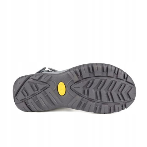 BERGSON OMO | MĘSKIE WYGODNE SANDAŁY TREKINGOWE | SZARE | 45