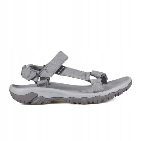 BERGSON OMO | MĘSKIE WYGODNE SANDAŁY TREKINGOWE | SZARE | 46