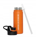 BUTELKA TERMICZNA FJORD NANSEN KALDI 650ML | STAL NIERDZEWNA | POMARAŃCZOWA