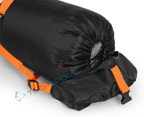 MARKOWY ŚPIWÓR 2W1 BERGSON SQUARE PLUS 200 DO -1st | PRAWY | CZARNY