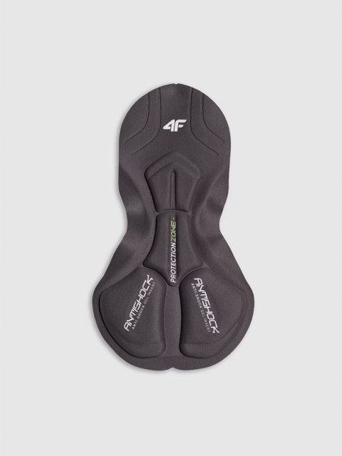 4F KRÓTKIE MĘSKIE LEGINSY ROWEROWE | Z ŻELOWĄ WKŁADKĄ | Z SZELKAMI | roz M