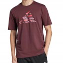 ADIDAS MĘSKA KOSZULKA BAWEŁNIANA T-SHIRT CODES CAMO GRAPHITE / rozm. L
