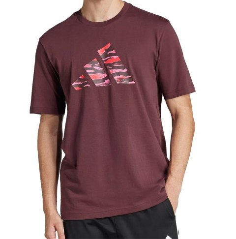 ADIDAS MĘSKA KOSZULKA BAWEŁNIANA T-SHIRT CODES CAMO GRAPHITE / rozm. L