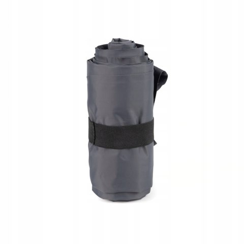 BERGSON AIRLITE I LEKKI WYGODNY DMUCHANY MATERAC CAMPINGOWY | SZARY