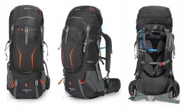 DUŻY PLECAK TURYSTYCZNY TREKKINGOWY BERGSON MATTERHORN 70-80L | SZARY