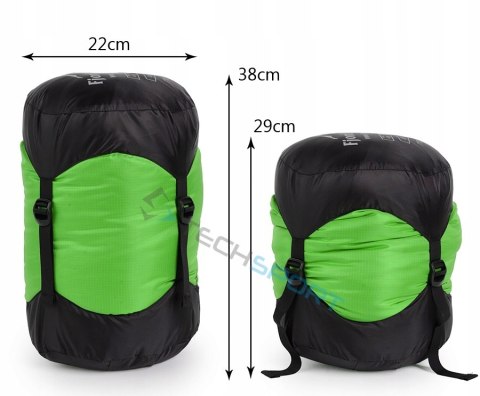 FJORD NANSEN CIEPŁY ŚPIWÓR TORGET XL DO -19st | ZIELONY