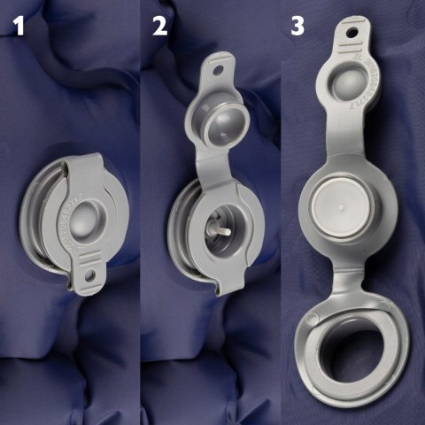 LEKKI WYGODNY MATERACH DMUCHANY BERGSON AIRLITE II | GRANATOWY