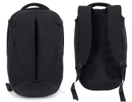 PLECAK SZKOLNY 4F | POJEMNOŚĆ 18L | Z PRZEGRODĄ NA LAPTOPA | CZARNY