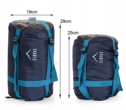 ELBRUS ROHITO WYGODNY CIEPŁY LEKKI ŚPIWÓR MUMIA -5st