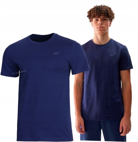 4F MĘSKA KOSZULKA T-SHIRT 100% BAWEŁNA / rozm M