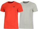 4F ZESTAW 2szt. 2-PAK MĘSKA KOSZULKA T-SHIRT 100% BAWEŁNA / rozm L