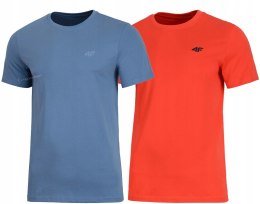 4F ZESTAW 2szt. 2-PAK MĘSKA KOSZULKA T-SHIRT 100% BAWEŁNA / rozm XXL