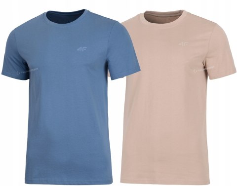 4F ZESTAW 2szt. 2-PAK MĘSKA KOSZULKA T-SHIRT 100% BAWEŁNA / rozm XXL